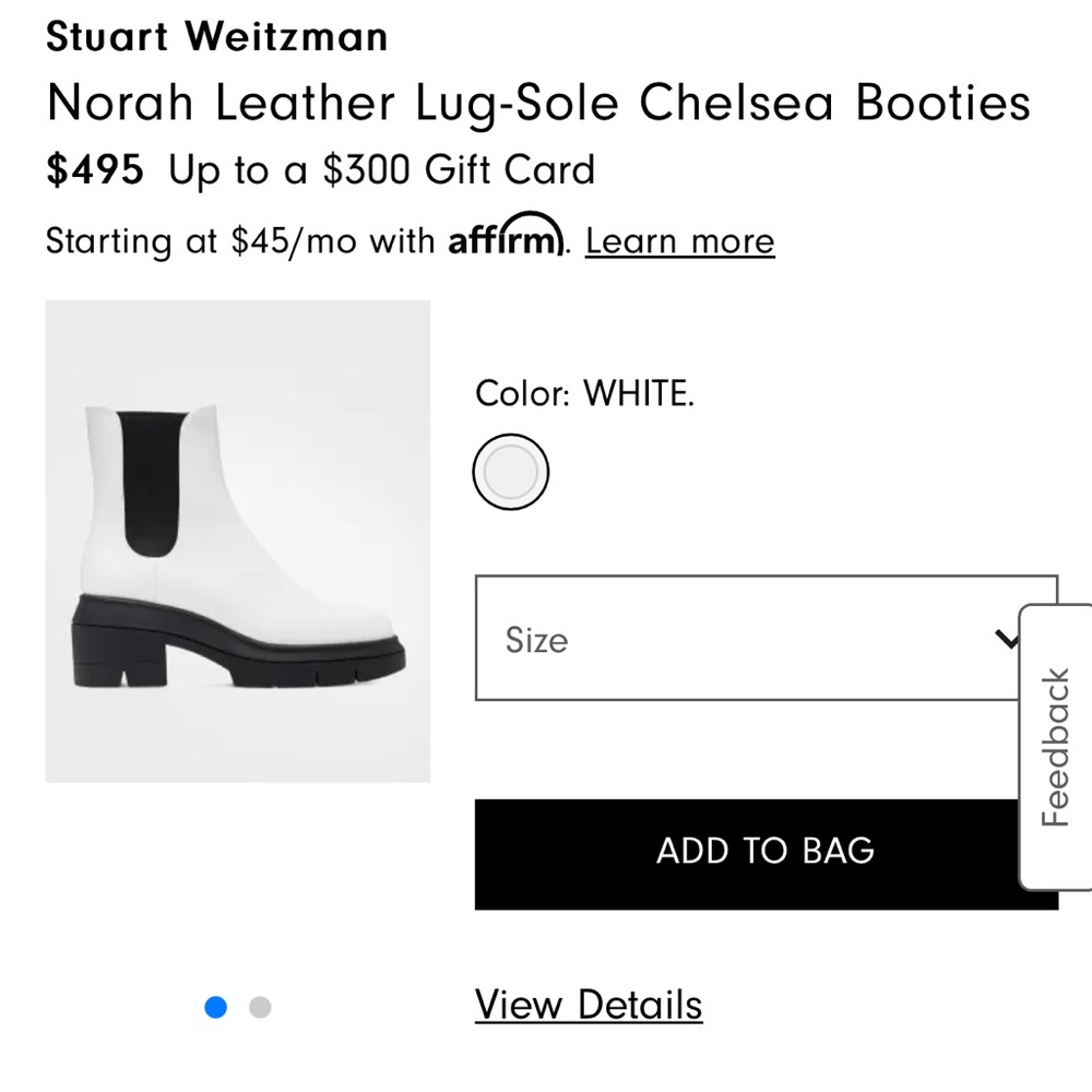 Stuart Weitzman Norah Lug-sole Chelsea Boots/Booties